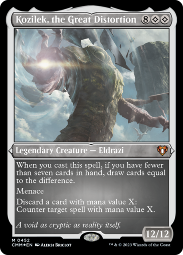Kozilek, the Great Distortion (Etched)