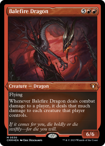 Balefire Dragon (Etched)