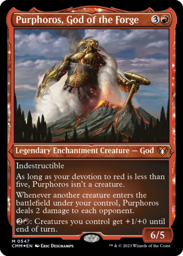 Purphoros, God of the Forge (Etched)